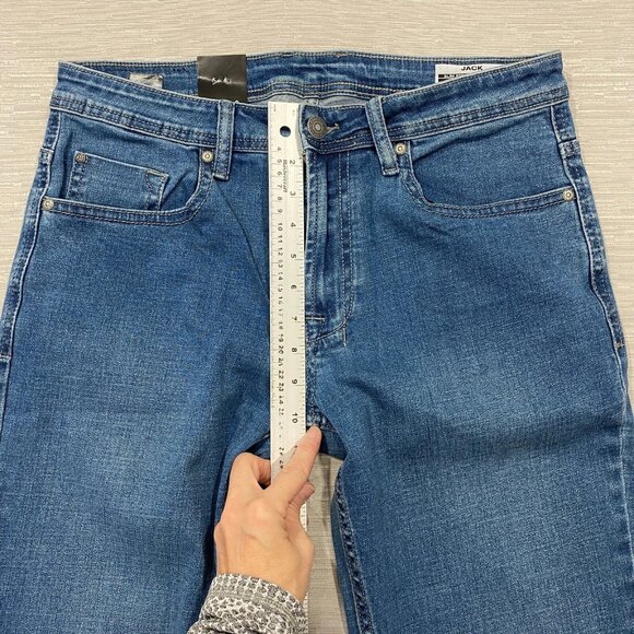 Buffalo David Bitton Jack Jeans Mens 32 x 32 Slim Fit Straight Medium Wash Denim - Picture 10 of 12